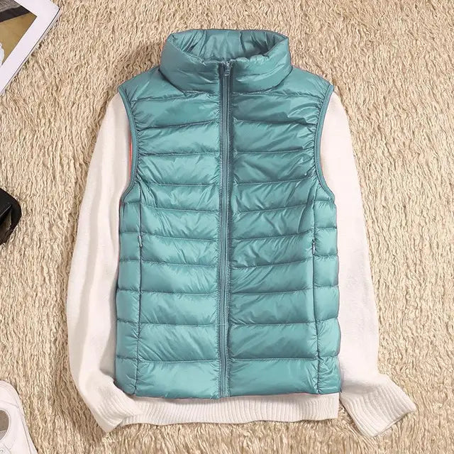 Women’s Puffer Vest | Zip-Up