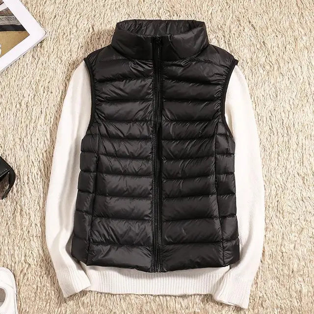 Women’s Puffer Vest | Zip-Up