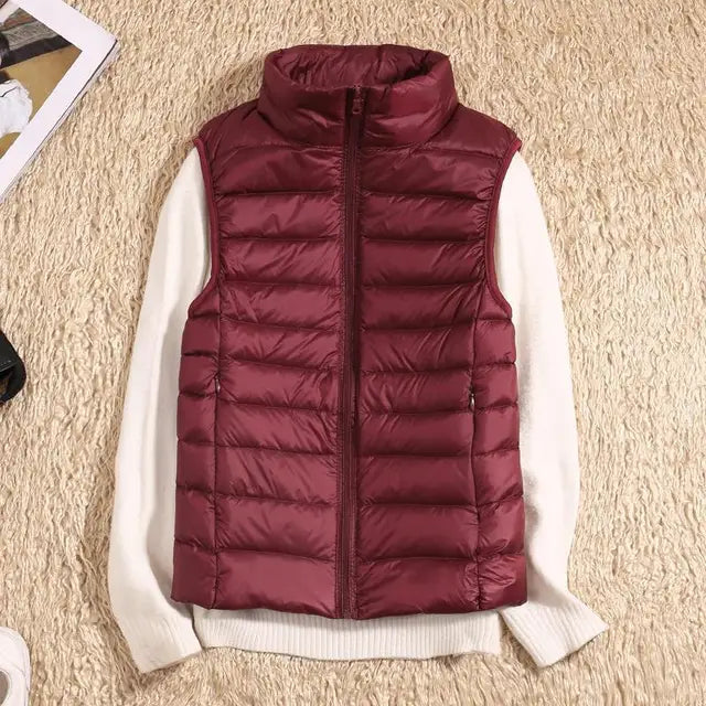 Women’s Puffer Vest | Zip-Up