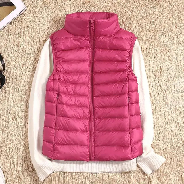 Women’s Puffer Vest | Zip-Up
