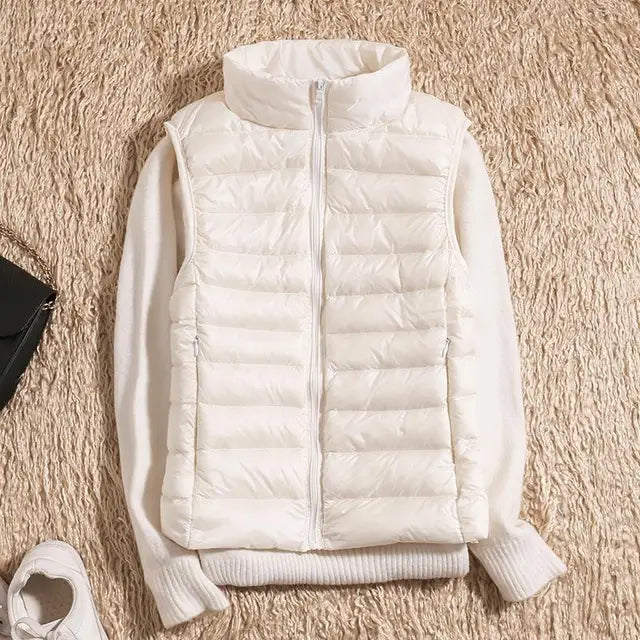 Women’s Puffer Vest | Zip-Up