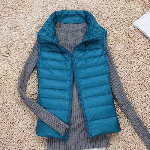 Women’s Puffer Vest | Zip-Up