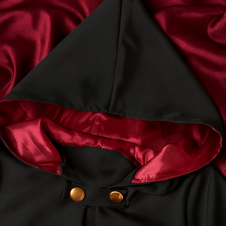 Women’s Hooded Witch Costume Robe | Long Cape