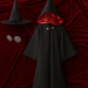 Women’s Hooded Witch Costume Robe | Long Cape