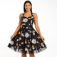 Women’s Halloween Dress | Cartoon Print Midi