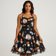 Women’s Halloween Dress | Cartoon Print Midi
