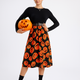 Women’s Halloween Midi Dress | Ghost & Pumpkin Print