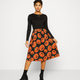 Women’s Halloween Midi Dress | Ghost & Pumpkin Print