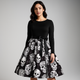 Women’s Halloween Costume Dress | Long Sleeve & Printed Skirt