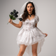 Women’s Halloween Bride Costume | Vampire Blood Effect