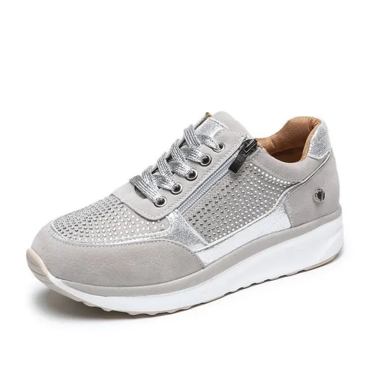 Isadora | Women’s Orthopedic Zipper Sneakers | Walking Shoes