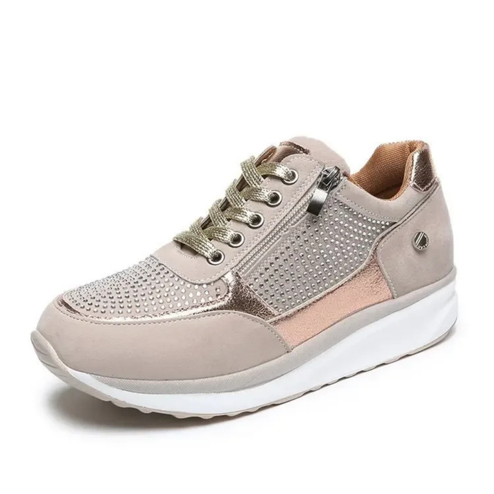 Isadora | Women’s Orthopedic Zipper Sneakers | Walking Shoes