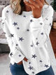 Women’s Star Print Sweatshirt | Casual Style