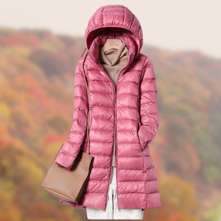 Women’s Rain Puffer Jacket | Hooded