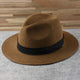 Men’s Summer Fedora Hat | Wide Brim
