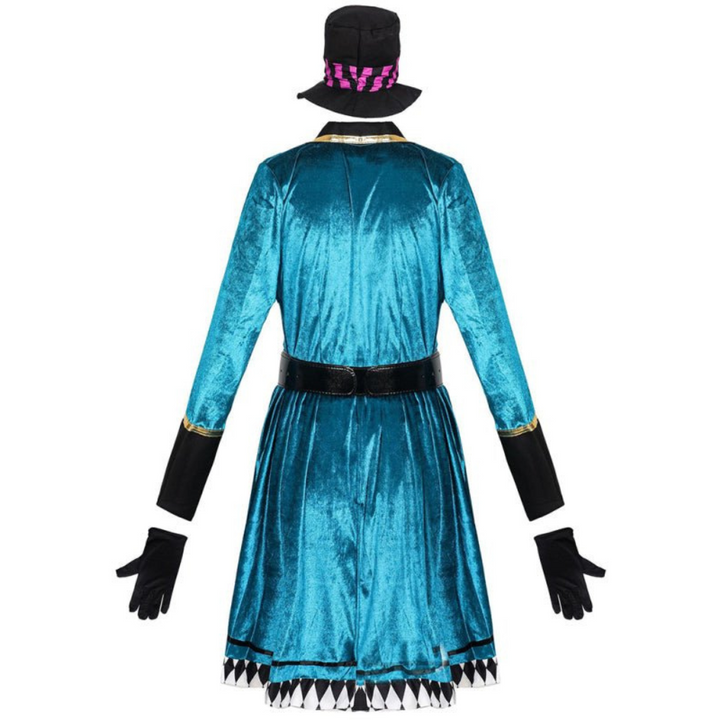 Women’s Circus Halloween Costume | Jacket & Striped Miniskirt Set