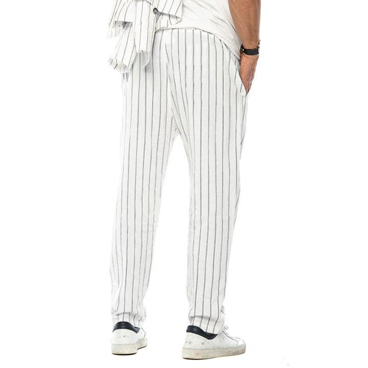 Joseph - Casual striped linen pants