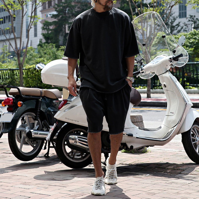 Emil - Men's Fit Short Sleeve Tee and Shorts Set