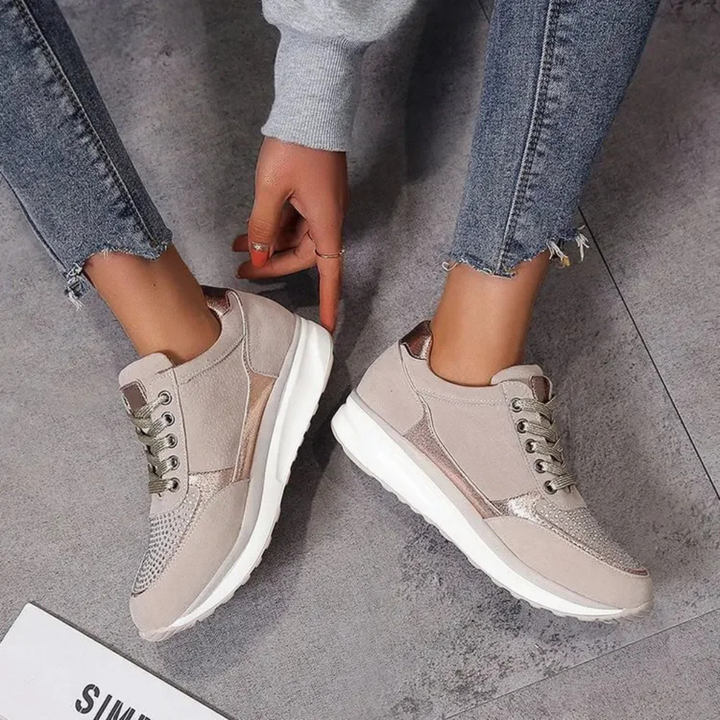 Isadora | Women’s Orthopedic Zipper Sneakers | Walking Shoes