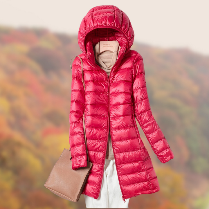 Women’s Rain Puffer Jacket | Hooded