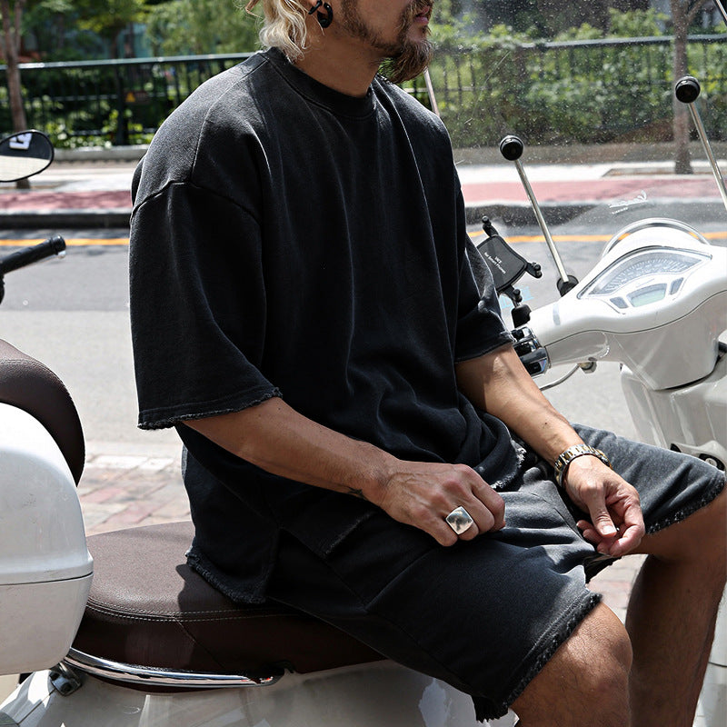 Emil - Men's Fit Short Sleeve Tee and Shorts Set