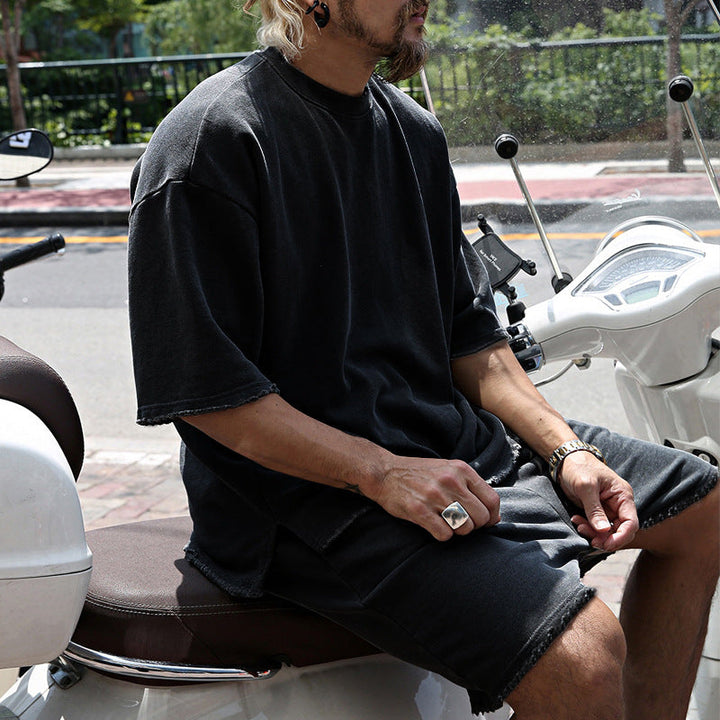 Emil - Men's Fit Short Sleeve Tee and Shorts Set