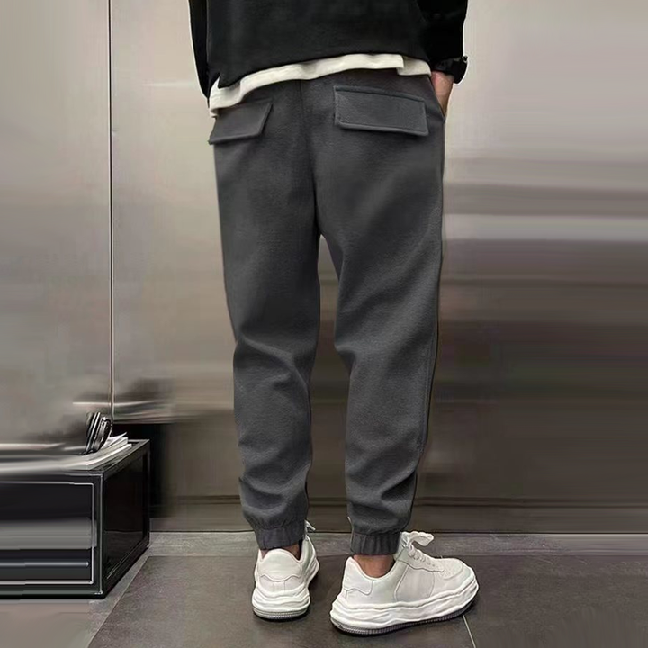 Brody - Men's Casual Sports Pants with Elastic Waist and Plush Fabric