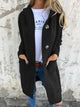 Women’s Long Buttoned Cardigan | Hooded