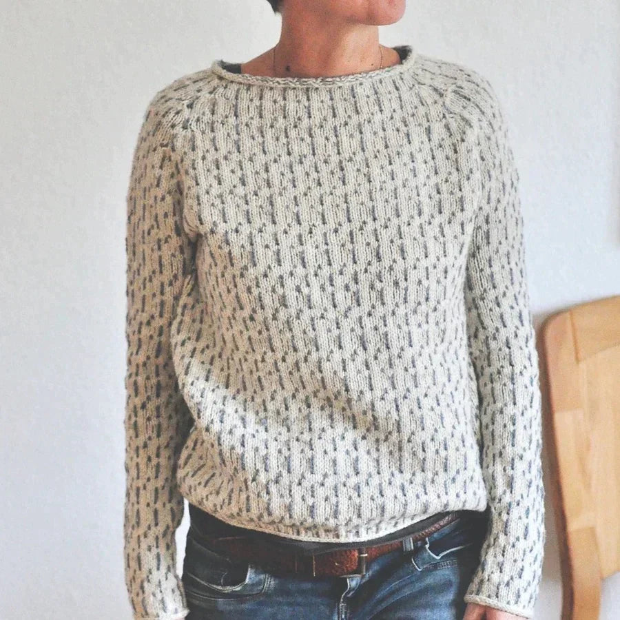 Women’s Knit Sweater | Crew Neck