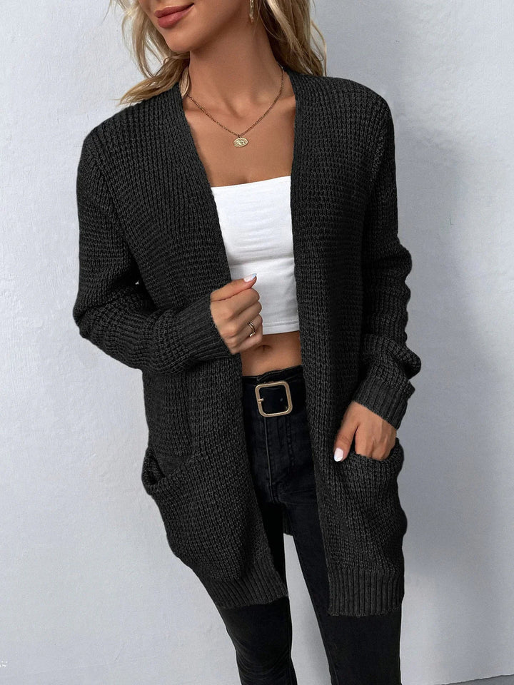 Women’s Long Knit Cardigan | Open Front