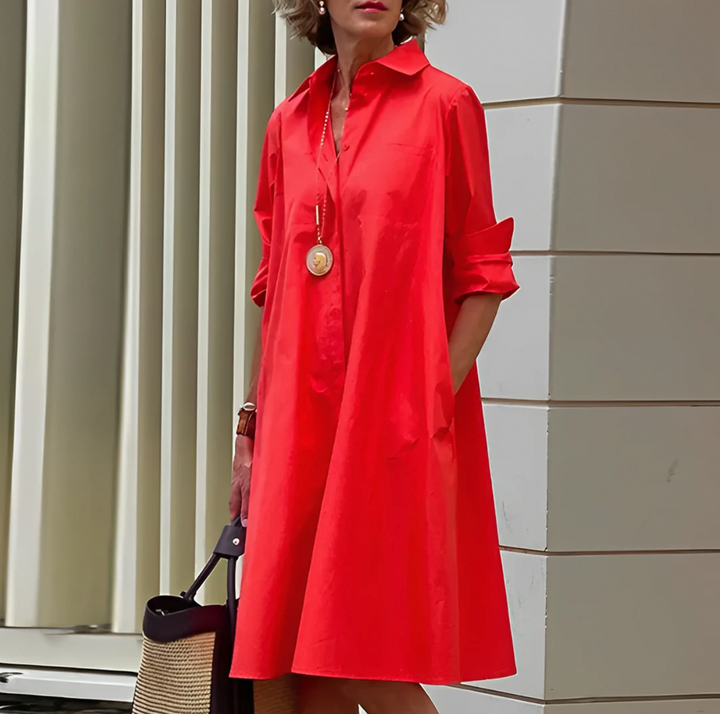 Women’s Oversized Shirt Dress | Long Sleeve