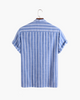 Striped Short Sleeve Shirt | Casual Fit