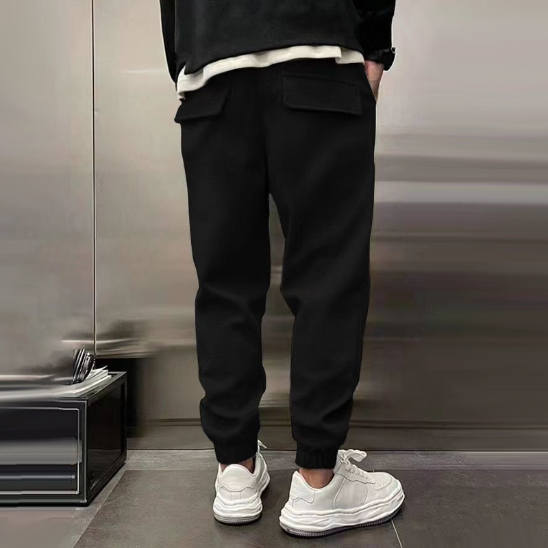Brody - Men's Casual Sports Pants with Elastic Waist and Plush Fabric