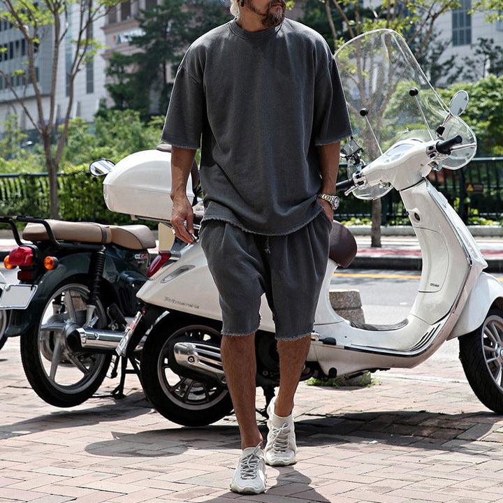 Emil - Men's Fit Short Sleeve Tee and Shorts Set