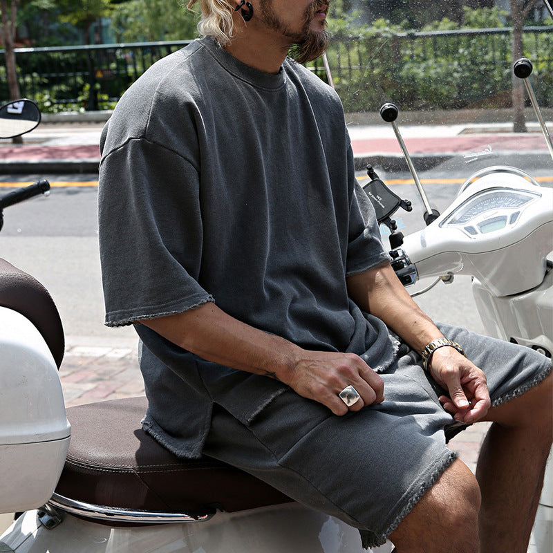 Emil - Men's Fit Short Sleeve Tee and Shorts Set