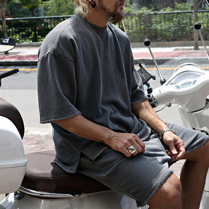 Emil - Men's Fit Short Sleeve Tee and Shorts Set