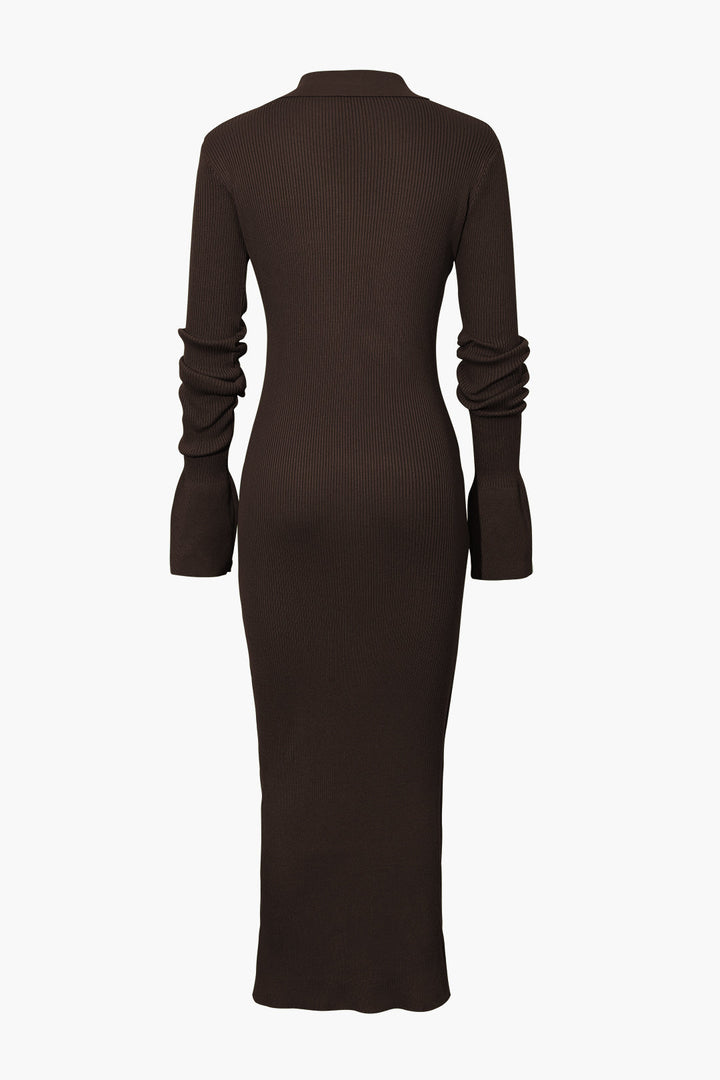 Women’s Long Sleeve Ribbed Dress | Maxi