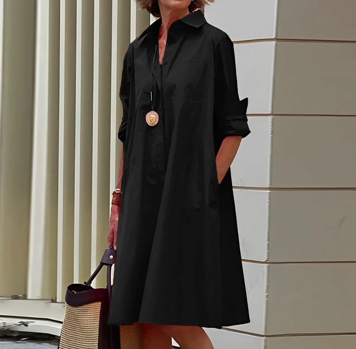 Women’s Oversized Shirt Dress | Long Sleeve