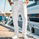 Grayson - Casual solid color pants for men