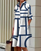 Women’s Graphic Shirt Dress | Button-Up