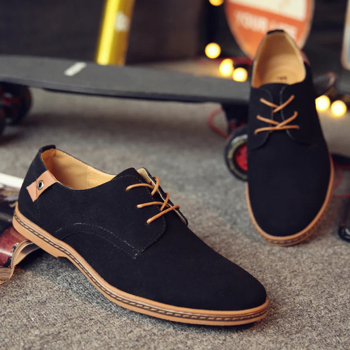 Men’s Lace-Up Oxford Shoes | Low Heel