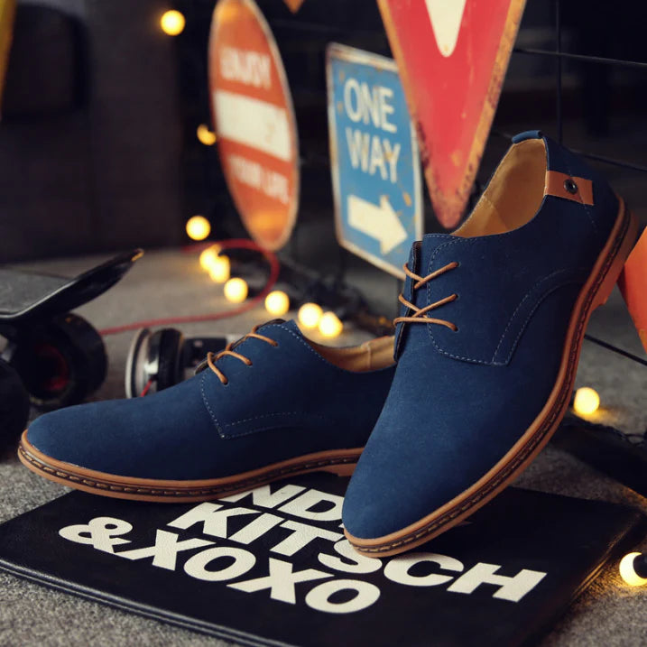 Men’s Lace-Up Oxford Shoes | Low Heel