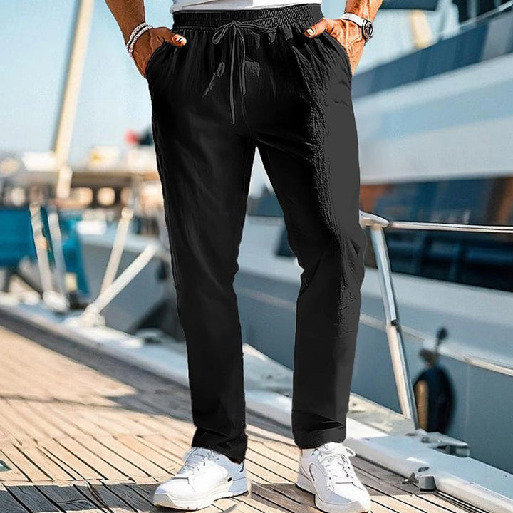 Grayson - Casual solid color pants for men