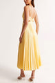 Women’s Pleated Cutout Dress | Midi
