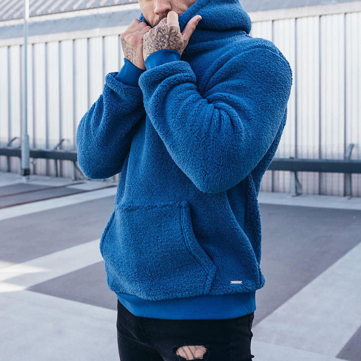 Damien - Men's Cozy Wool Winter Hoodie