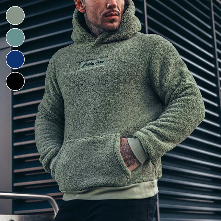 Damien - Men's Cozy Wool Winter Hoodie