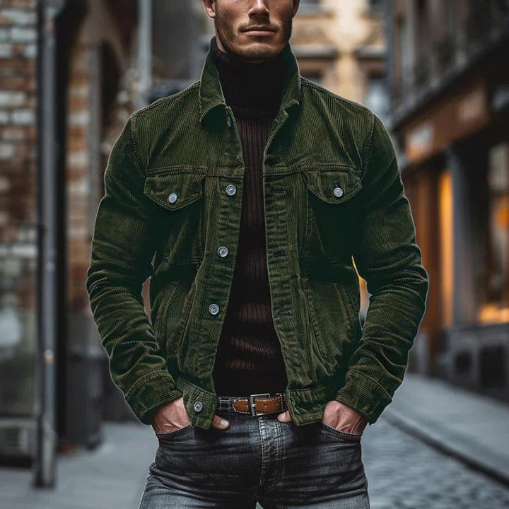 Guillermo - Men's Retro Corduroy Jacket