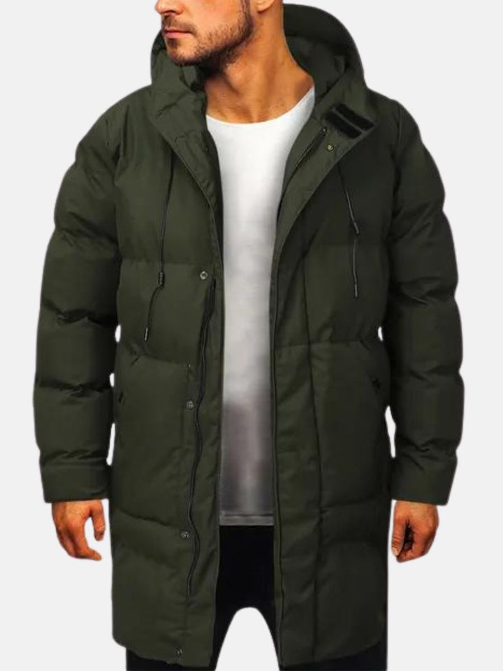 Joshua - Men's Hooded Long Waterproof Winter Coat