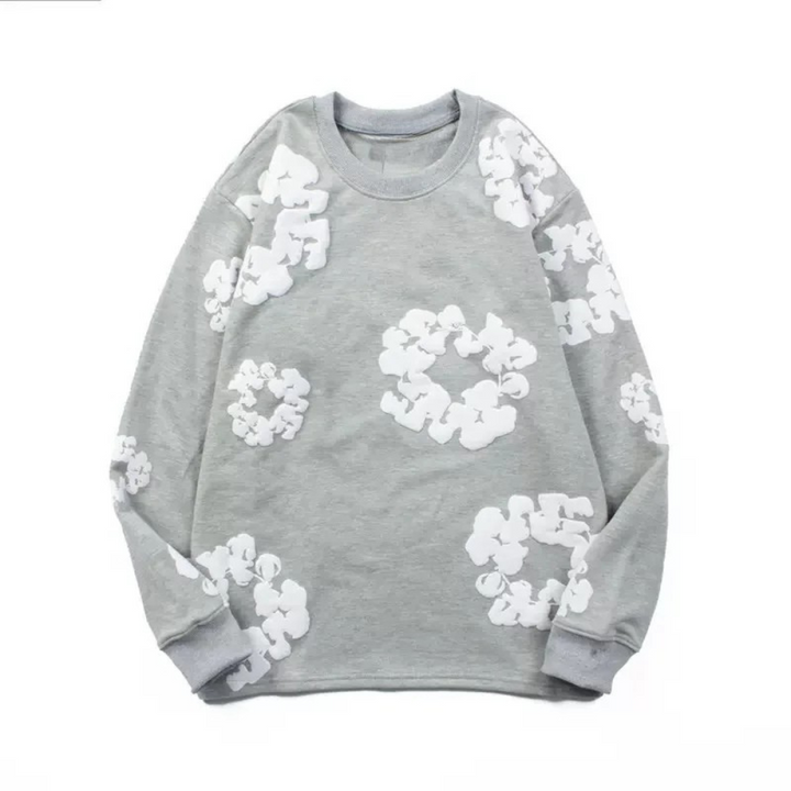 Unisex Floral Graphic Sweater | Casual