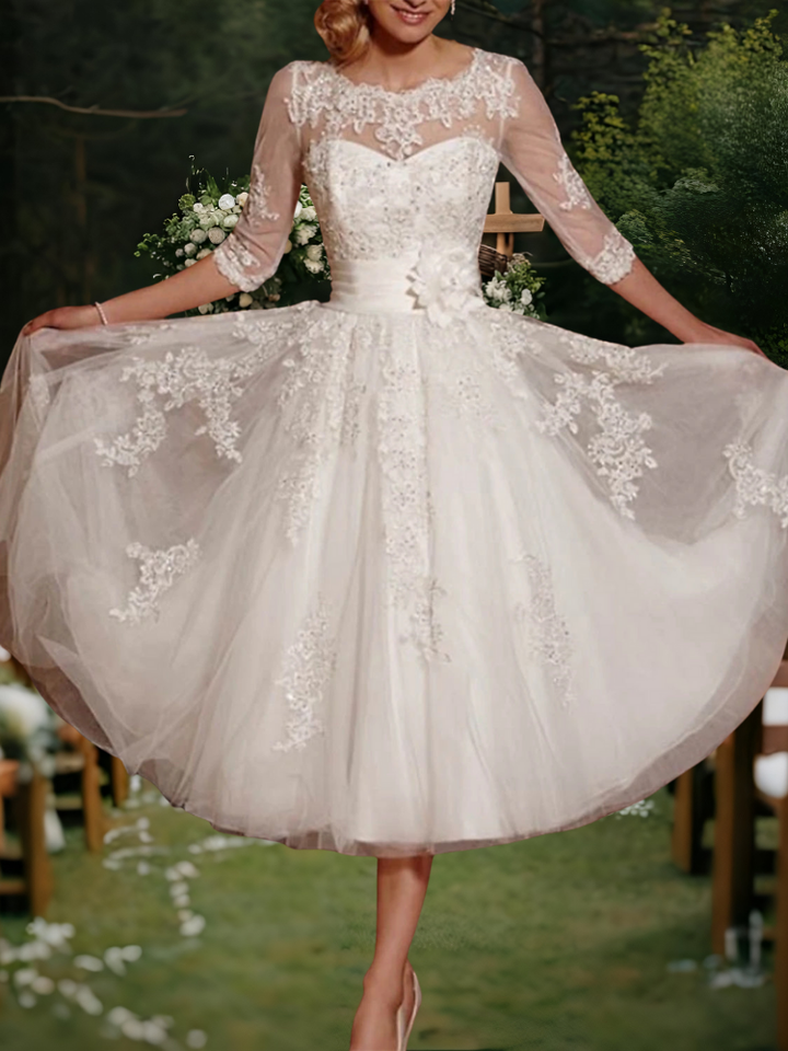 Women’s A-Line Wedding Dress | Midi